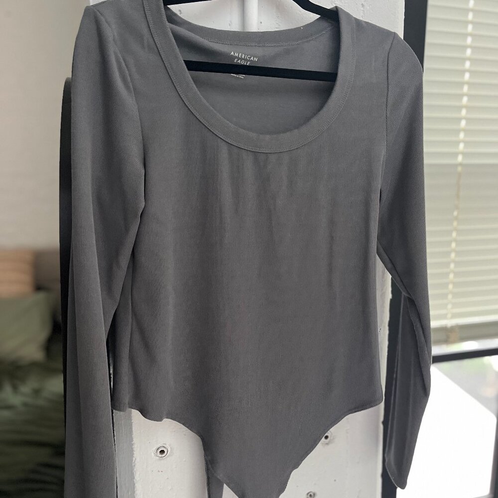 Aerie Long sleeve bodysuit, size L